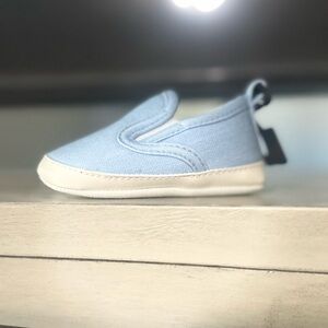 Light Blue Slip-On Kids Shoes
